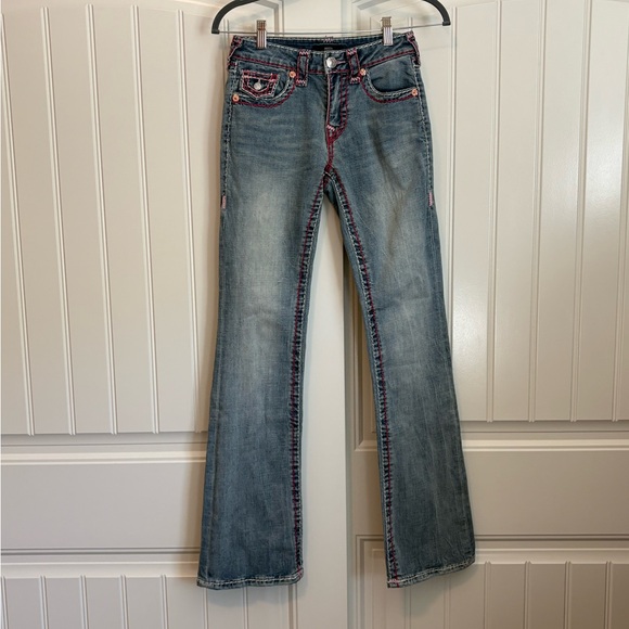 True Religion BECCA MID RISE SUPER T BOOTCUT JEAN size 24 - Picture 5 of 6